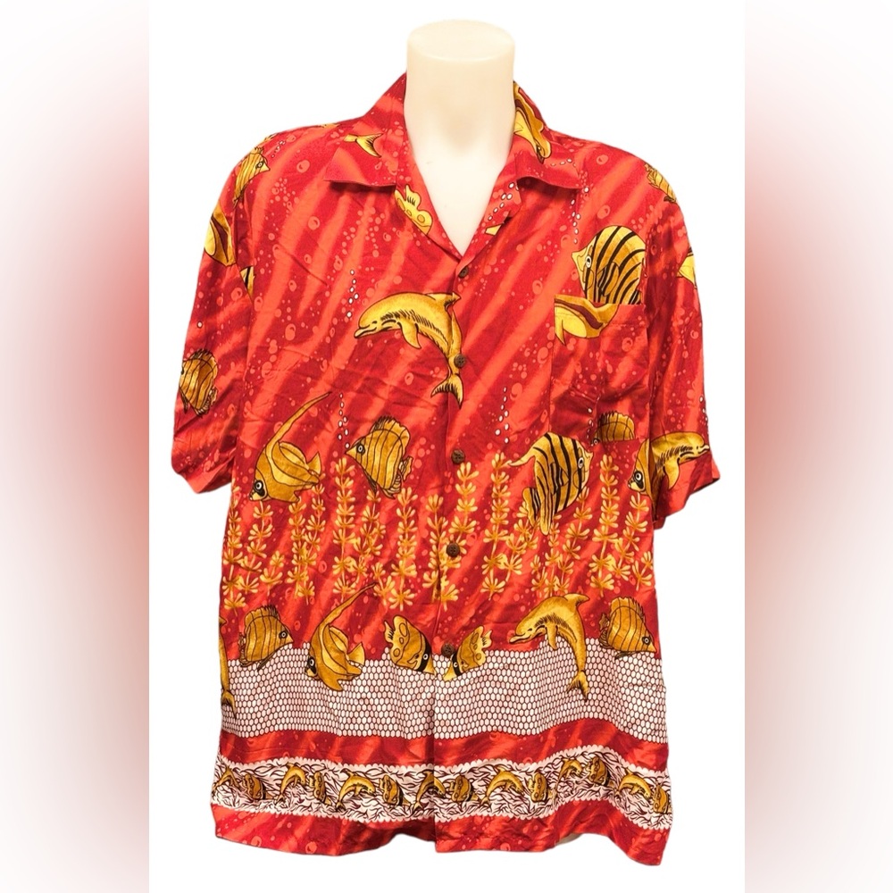 men's hawaiian beach shirt